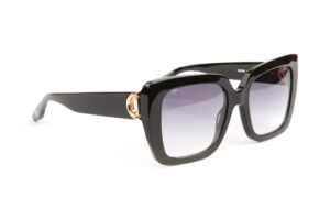 Bulget  Sonnenbrille BG9249 55A01 in Schwarz – 45° Seitenansicht