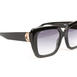 Bulget  Sonnenbrille BG9249 55A01 in Schwarz – 45° Seitenansicht