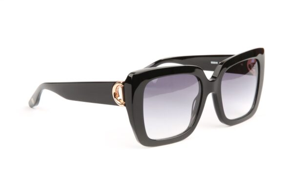 Bulget  Sonnenbrille BG9249 55A01 in Schwarz – 45° Seitenansicht