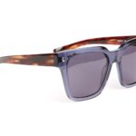 Bulget  Sonnenbrille BG9251M 55T01 in Blau – 45° Seitenansicht