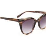 Bulget Quadrat Sonnenbrille BG9261 53P01 in Rot – 45° Seitenansicht