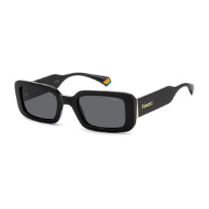 Polaroid Sonnenbrille PLD 6208/S/X 52807M9 in Schwarz – 45° Seitenansicht