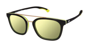 New Balance Sonnenbrille NB6046 54C01 in Schwarz – 45° Seitenansicht
