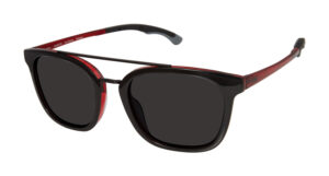 New Balance  Sonnenbrille NB6046 53C03 in Schwarz – 45° Seitenansicht