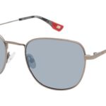 New Balance  Sonnenbrille NB6073 52C01 in Grau – 45° Seitenansicht