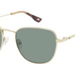 New Balance  Sonnenbrille NB6073 52C02 in Gold – 45° Seitenansicht