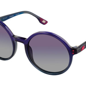 New Balance Sonnenbrille NB6016 53C03 in Blau – 45° Seitenansicht