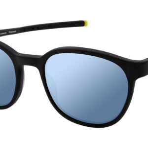 New Balance Sonnenbrille NB6037 54C01 in Schwarz – 45° Seitenansicht