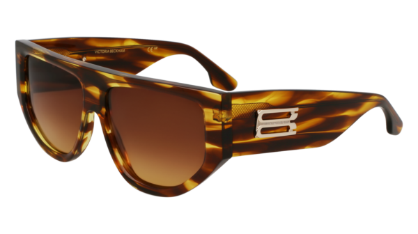 Victoria Beckham  Sonnenbrille VB676S 55224 in  – 45° Seitenansicht