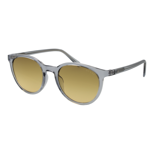 Guess Rund Sonnenbrille GU00118 5120F in Grau – 45° Seitenansicht