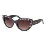 Guess Katzenaugen Sonnenbrille GU00163 5420F in Grau – 45° Seitenansicht