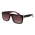 Guess Rechteck Sonnenbrille GU00171 5456F in Braun – 45° Seitenansicht