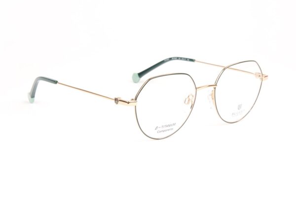 Bulget Brille BG1854T 5012A – 45° Seitenansicht Bulget )} Brille BG1854T 5012A in Gold