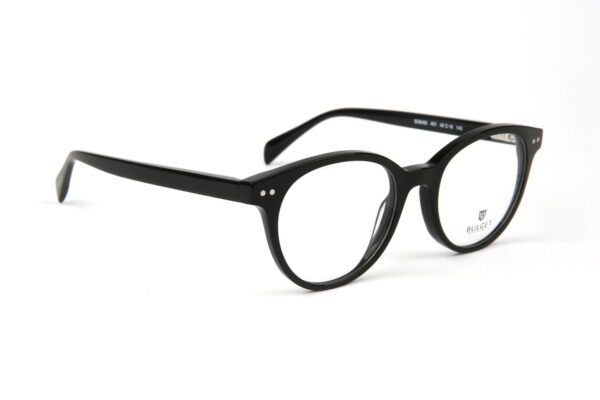 Bulget Brille BG6493 49A01 – 45° Seitenansicht Bulget )} Brille BG6493 49A01 in Schwarz