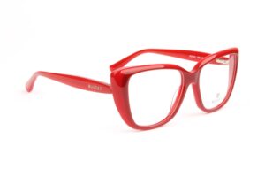 Bulget )} Brille BG6539 54H02 in Rot