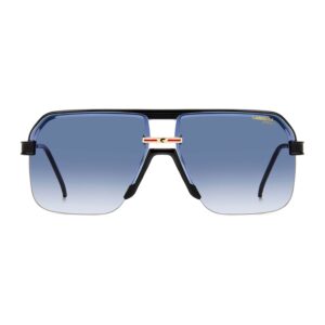 Carrera Sonnenbrille CARRERA 1066/S 637C508 – Frontansicht mit Metall Rahmen und Blau Gläsern