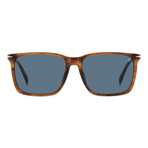 David Beckham Sonnenbrille DB 1145/G/S 59EX4KU – Frontansicht mit Azetat Rahmen und Blau Gläsern