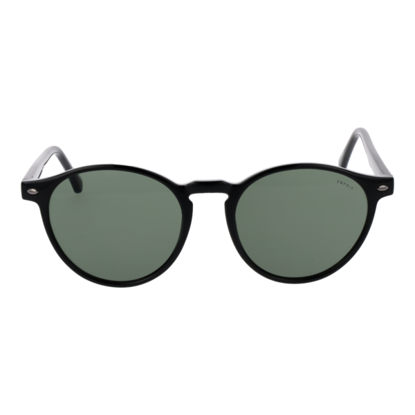 Esprit Sonnenbrille ET39224 54538 – Frontansicht mit Kunststoff Rahmen und Grün Gläsern