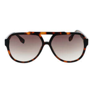 Fila Sonnenbrille SFI459V 590C10 – Frontansicht mit Zellulose Azetat Rahmen und Braun Gläsern