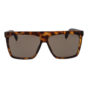 Fila Sonnenbrille SFI834 600Z74 – Frontansicht mit Kunststoff Rahmen und Braun Gläsern