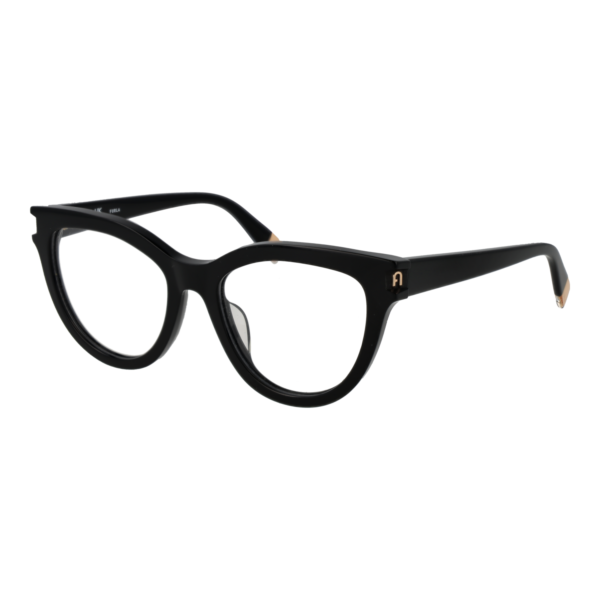 Furla Brille VFU679V 51700Y – 45° Seitenansicht Furla )} Brille VFU679V 51700Y in Schwarz