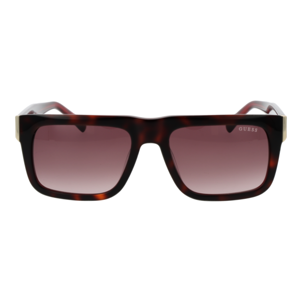 Guess Sonnenbrille GU00171 5456F – Frontansicht mit Azetat Rahmen und Braun Gläsern