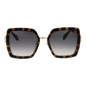 Just Cavalli Sonnenbrille SJC041 530978 – Frontansicht mit Edelstahl Rahmen und Grau Gläsern