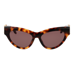 Just Cavalli Sonnenbrille SJC109 530829 – Frontansicht mit Zellulose Azetat Rahmen und Braun Gläsern