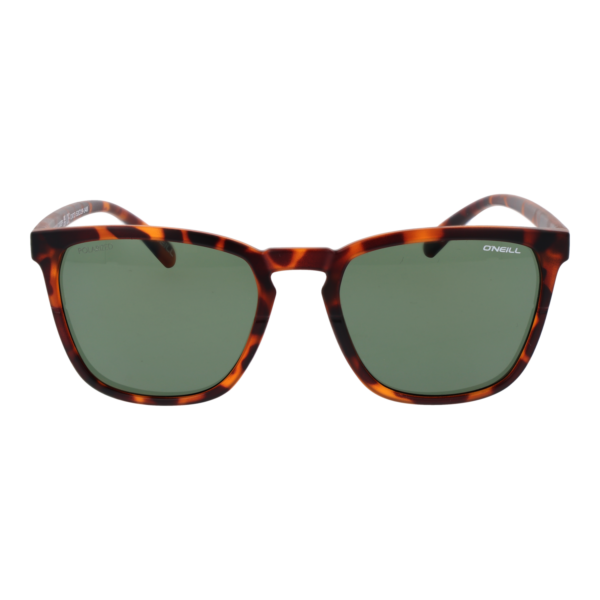 O'Neill Sonnenbrille ONS 9035 2.0 53102P – Frontansicht mit Kunststoff Rahmen und Grün Gläsern