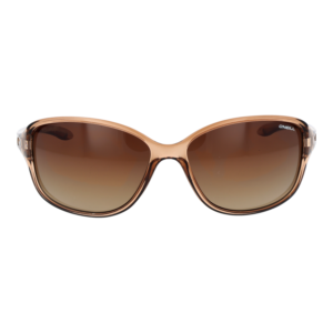 O'Neill Sonnenbrille ONS Anahola 2.0 61151P – Frontansicht mit Kunststoff Rahmen und Braun Gläsern