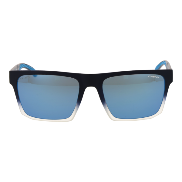 O'Neill Sonnenbrille ONS Beacons 2.0 55106P – Frontansicht mit Kunststoff Rahmen und Grau Gläsern