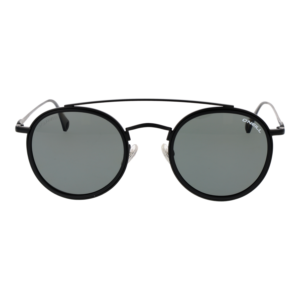 O'Neill Sonnenbrille ONS Carillo 2.0 50BLK – Frontansicht mit Edelstahl Rahmen und Grau Gläsern