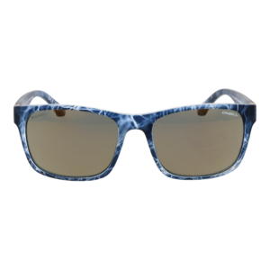 O'Neill Sonnenbrille ONS Coxos 2.0 55113P – Frontansicht mit Kunststoff Rahmen und Grau Gläsern