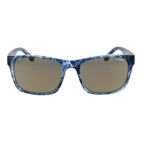 O'Neill Sonnenbrille ONS Coxos 2.0 55113P – Frontansicht mit Kunststoff Rahmen und Grau Gläsern