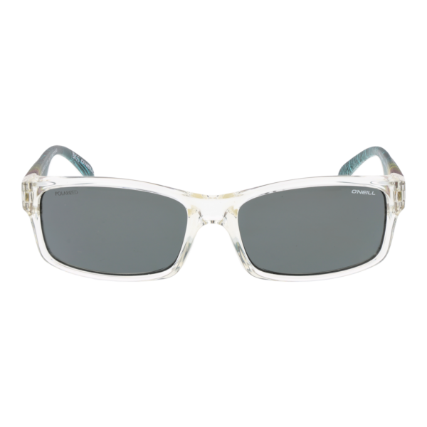 O'Neill Sonnenbrille ONS Paliker 2.0 59113P – Frontansicht mit Kunststoff Rahmen und Grau Gläsern