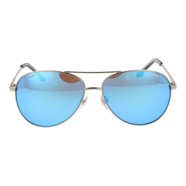 O'Neill Sonnenbrille ONS Pohnpei 2.0 59002P – Frontansicht mit Metall Rahmen und Rosa Gläsern