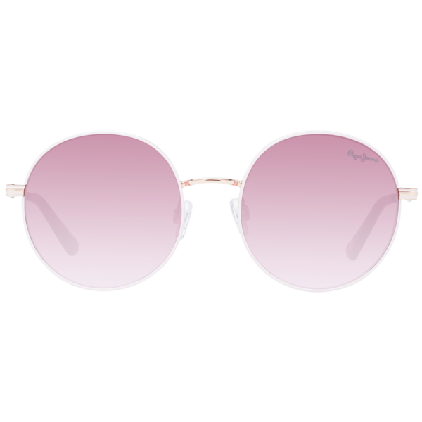 Pepe Jeans Sonnenbrille PJ5196 53470 – Frontansicht mit Metall Rahmen und Rosa Gläsern