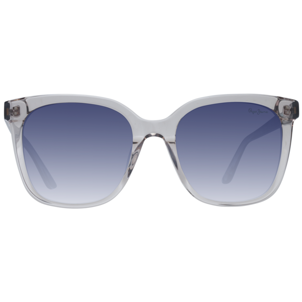 Pepe Jeans Sonnenbrille PJ7398 55949 – Frontansicht mit Azetat Rahmen und Blau Gläsern