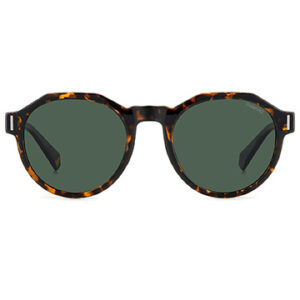 Polaroid Sonnenbrille PLD 6207/S 52086UC – Frontansicht mit Polycarbonat Rahmen und Grün Gläsern