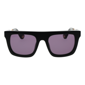 Police Sonnenbrille SPLF71 53700Y – Frontansicht mit Zellulose Azetat Rahmen und Grau Gläsern