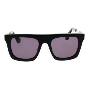 Police Sonnenbrille SPLF71M 53700Y – Frontansicht mit Zellulose Azetat Rahmen und Grau Gläsern