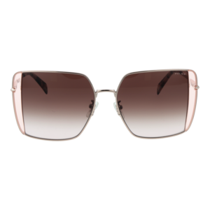 Police Sonnenbrille SPLL37M560A39 – Frontansicht mit Metall Rahmen und Rosa Gläsern