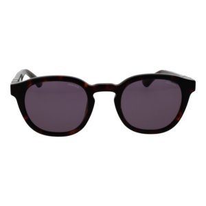 Police Sonnenbrille SPLL82M 500722 – Frontansicht mit Zellulose Azetat Rahmen und Lila Gläsern