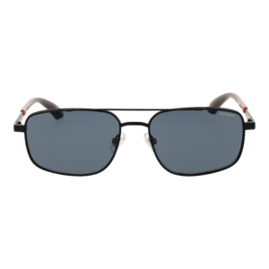 Superdry Sonnenbrille SDS 5000 56004 – Frontansicht mit Metall Rahmen und Blau Gläsern