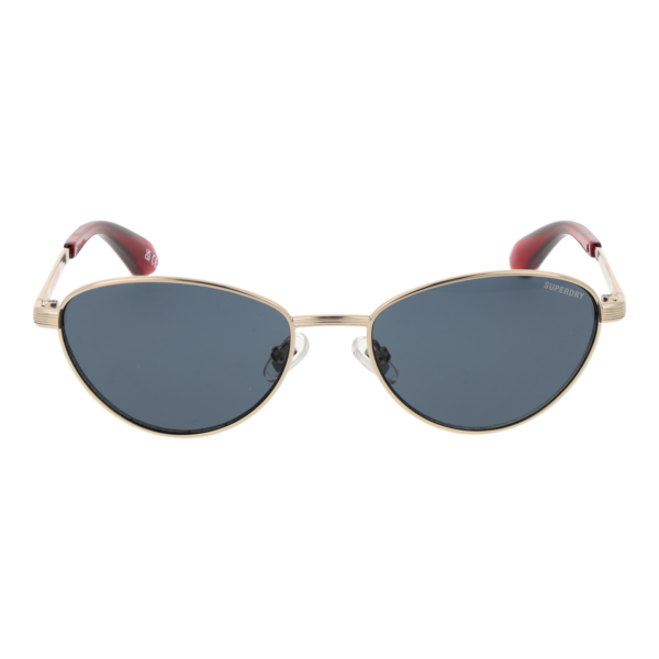 Superdry Sonnenbrille SDS 5002 52202 – Frontansicht mit Metall Rahmen und Grau Gläsern