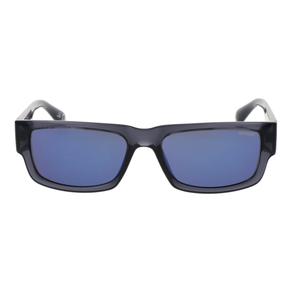 Superdry Sonnenbrille SDS 5005 54108 – Frontansicht mit  Rahmen und Blau Gläsern