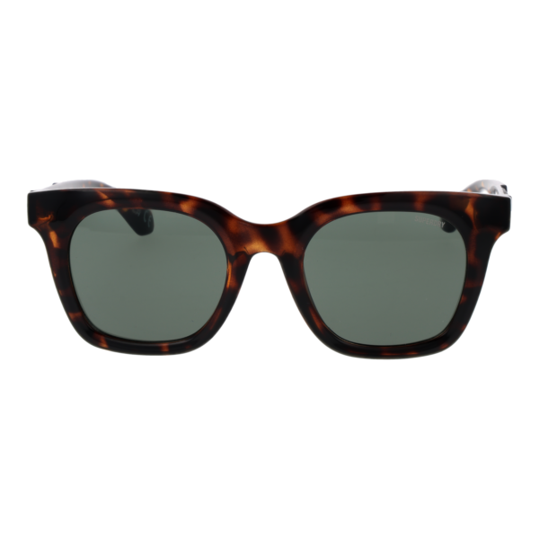 Superdry Sonnenbrille SDS 5008 50102 – Frontansicht mit Kunststoff Rahmen und Grün Gläsern