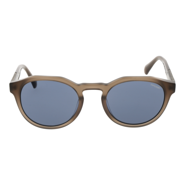 Superdry Sonnenbrille SDS 5012 52109 – Frontansicht mit Kunststoff Rahmen und Blau Gläsern