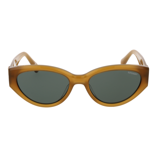 Superdry Sonnenbrille SDS 5013 52152 – Frontansicht mit Kunststoff Rahmen und Grün Gläsern