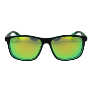 Superdry Sonnenbrille SDS 5014 60104P – Frontansicht mit Kunststoff Rahmen und Grün Gläsern